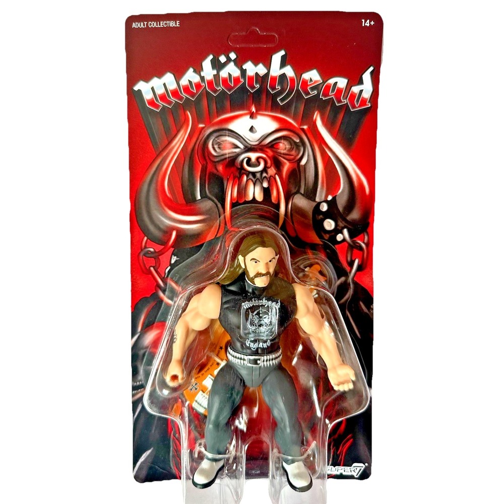 Motorhead Lemmy Kilmister  RAction Figure Super7 Collectible‎ Rock Icon